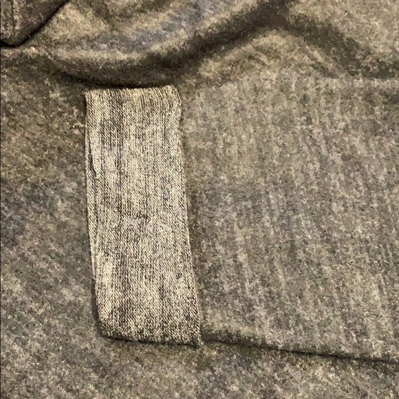 CHERISH CHARCOAL DETAILED BRUSHED KNIT TOP - Picture 6 of 9